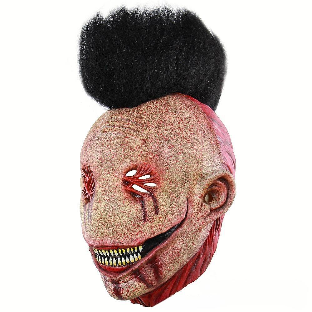 Fish‑mouth bloody monster mask