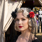 Long Ribbon Side Hair Clip