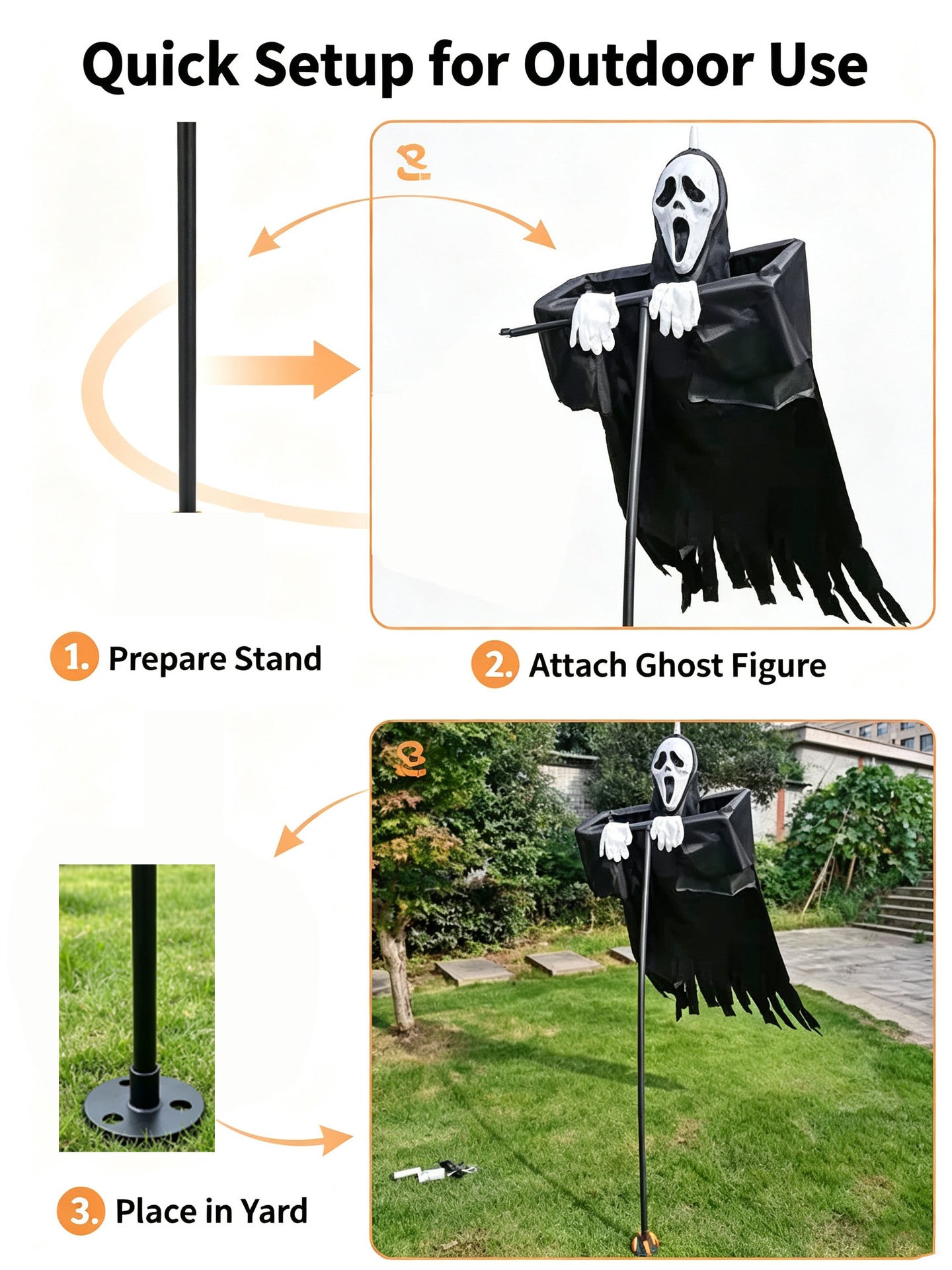 Wind Ghost Yard Stake