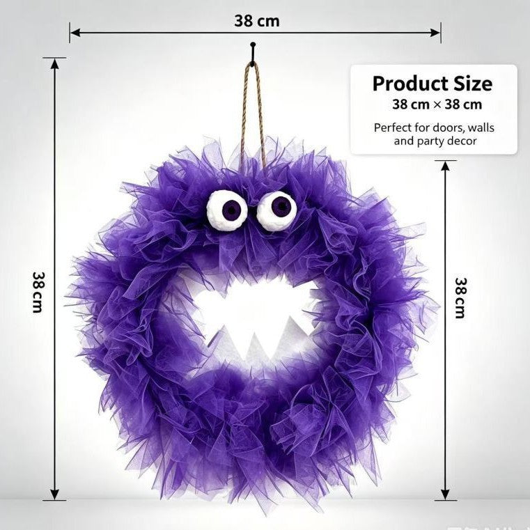 Purple Demon Wreath