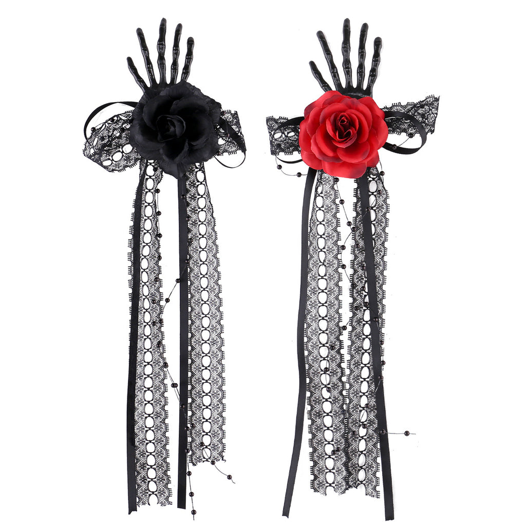 Long Ribbon Side Hair Clip