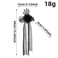 Long Ribbon Side Hair Clip