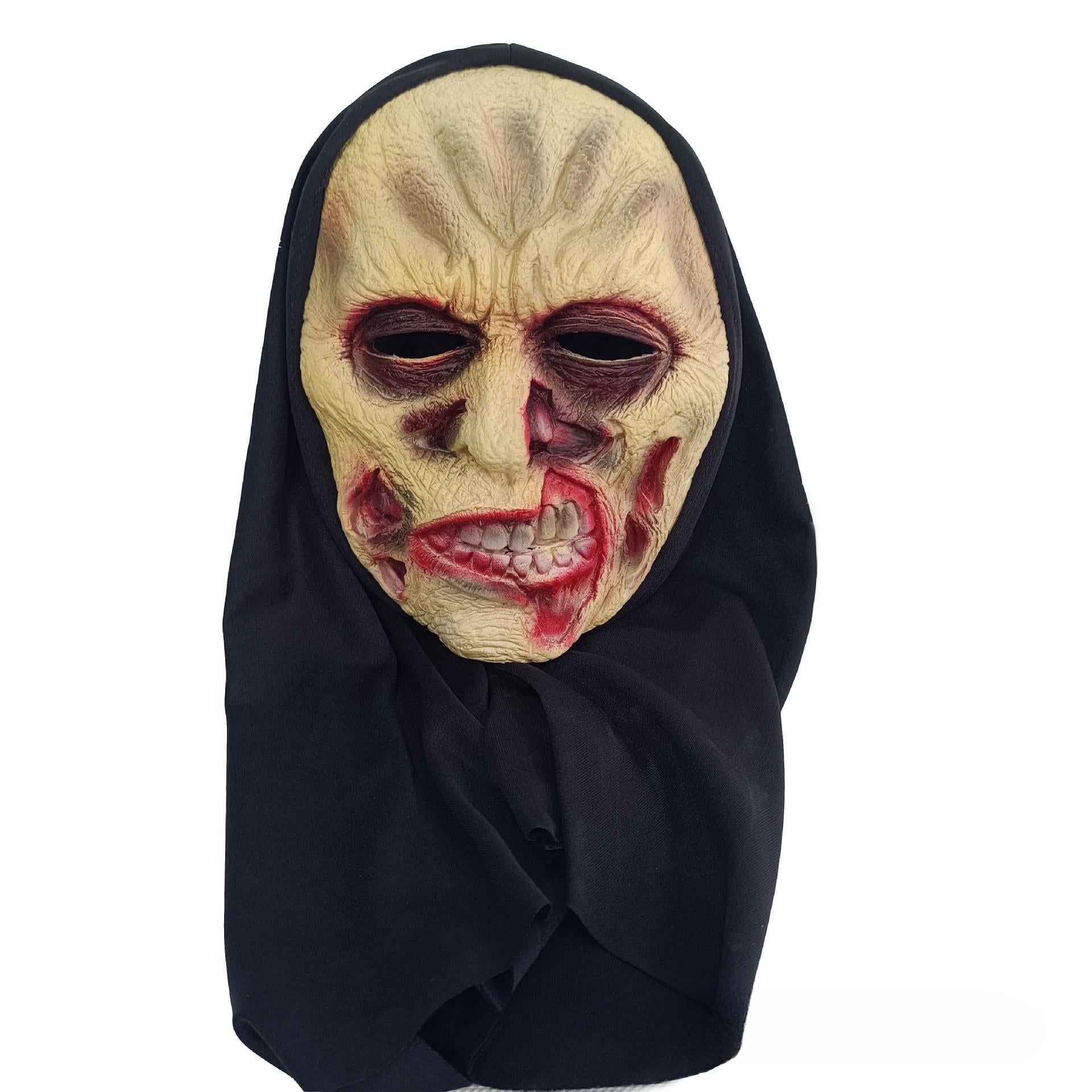 Hooded Old Hag Mask