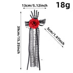 Long Ribbon Side Hair Clip