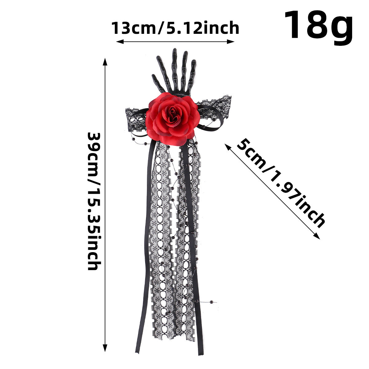 Long Ribbon Side Hair Clip