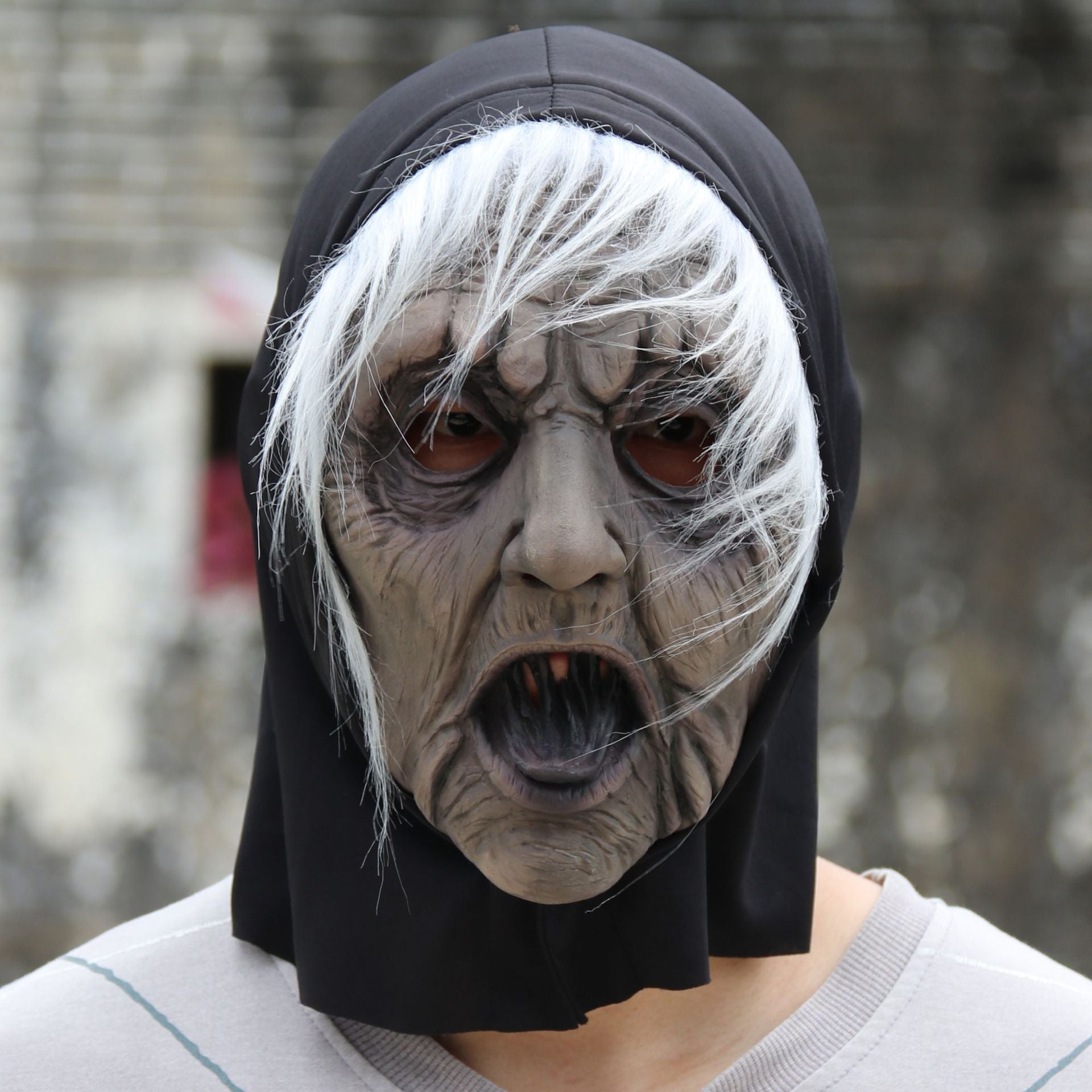 Halloween Demon Witch Old Hag Masks