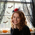 Skull Hand Rose Headband