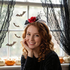 Skull Hand Rose Headband