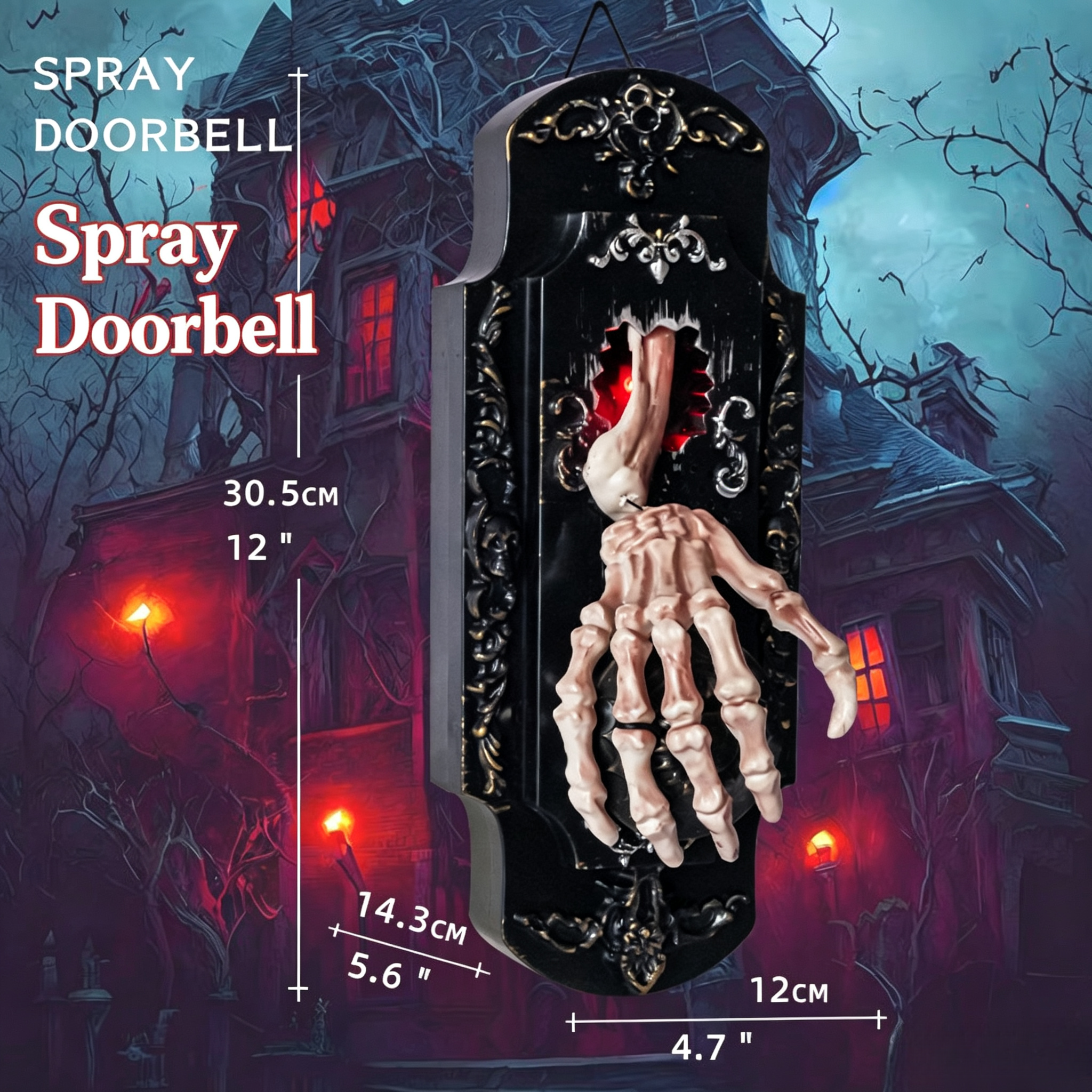 Smoking Spooky Hand Doorbell