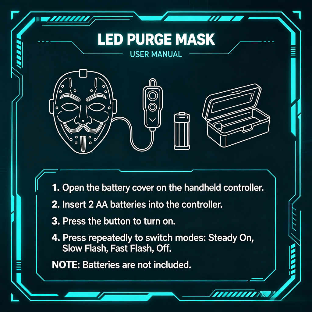 LED Purge Mask