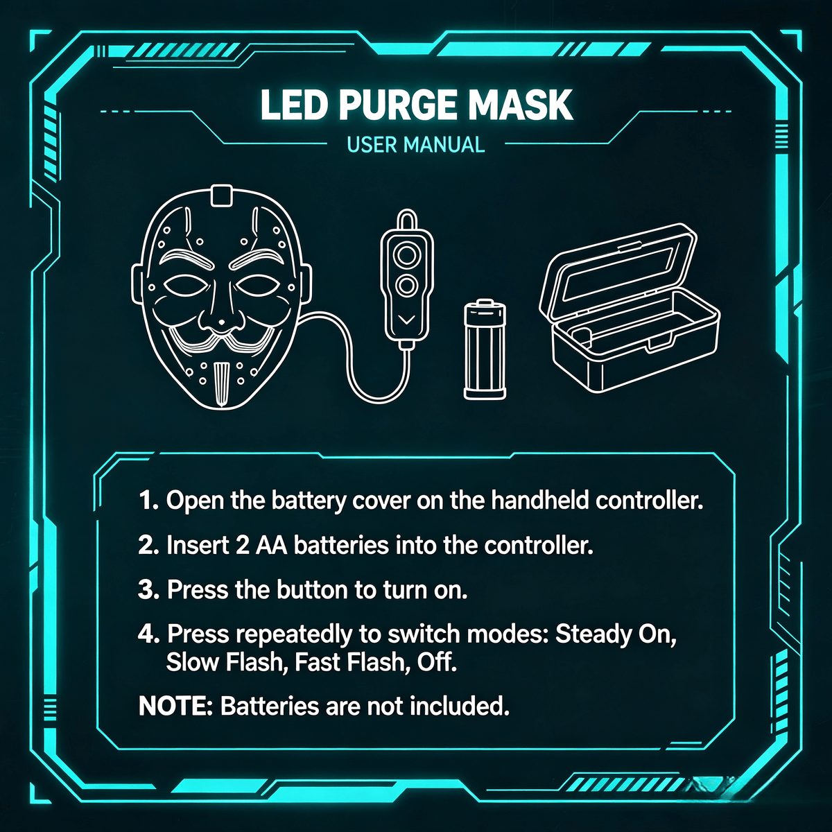 LED Purge Mask