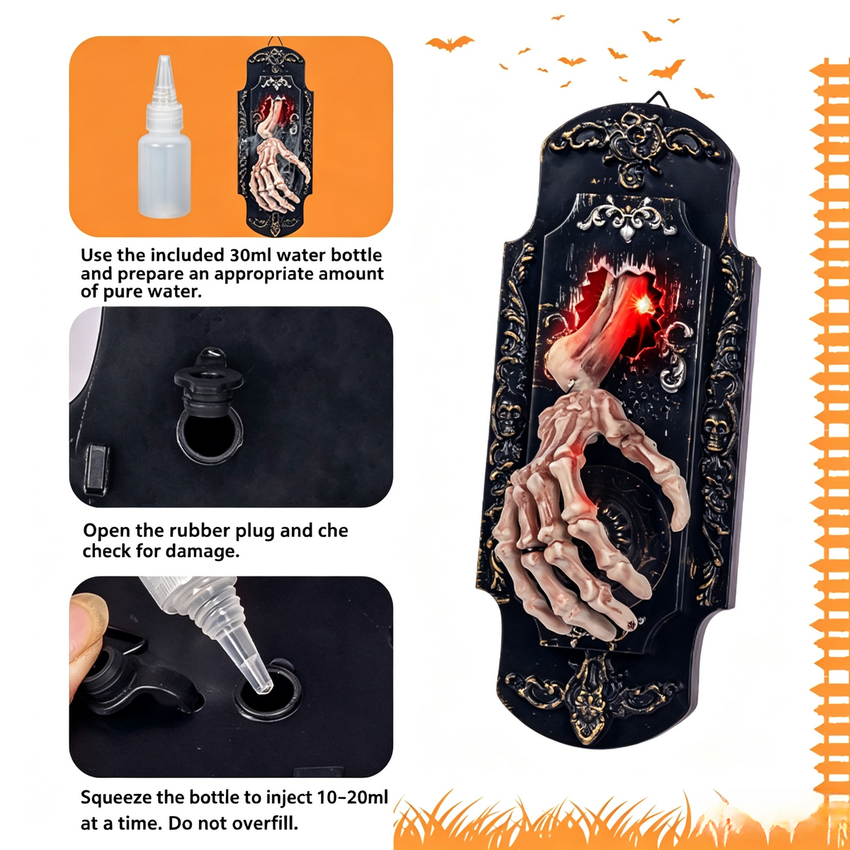 Smoking Spooky Hand Doorbell
