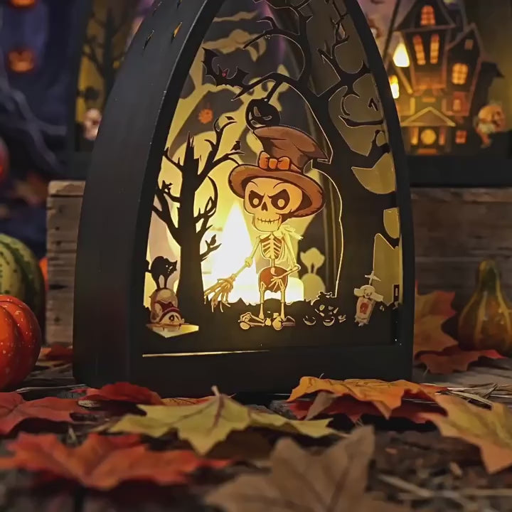 Halloween LED Wind Lantern